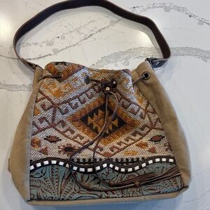 NWOT Myra Bag Multicolor Patterned Shoulder Bag